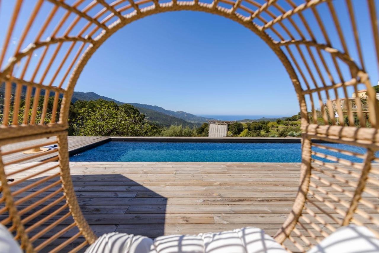 Terre De Maquis, Maison D'Hotes Vue Mer Corse Sari-D'orcino 外观 照片