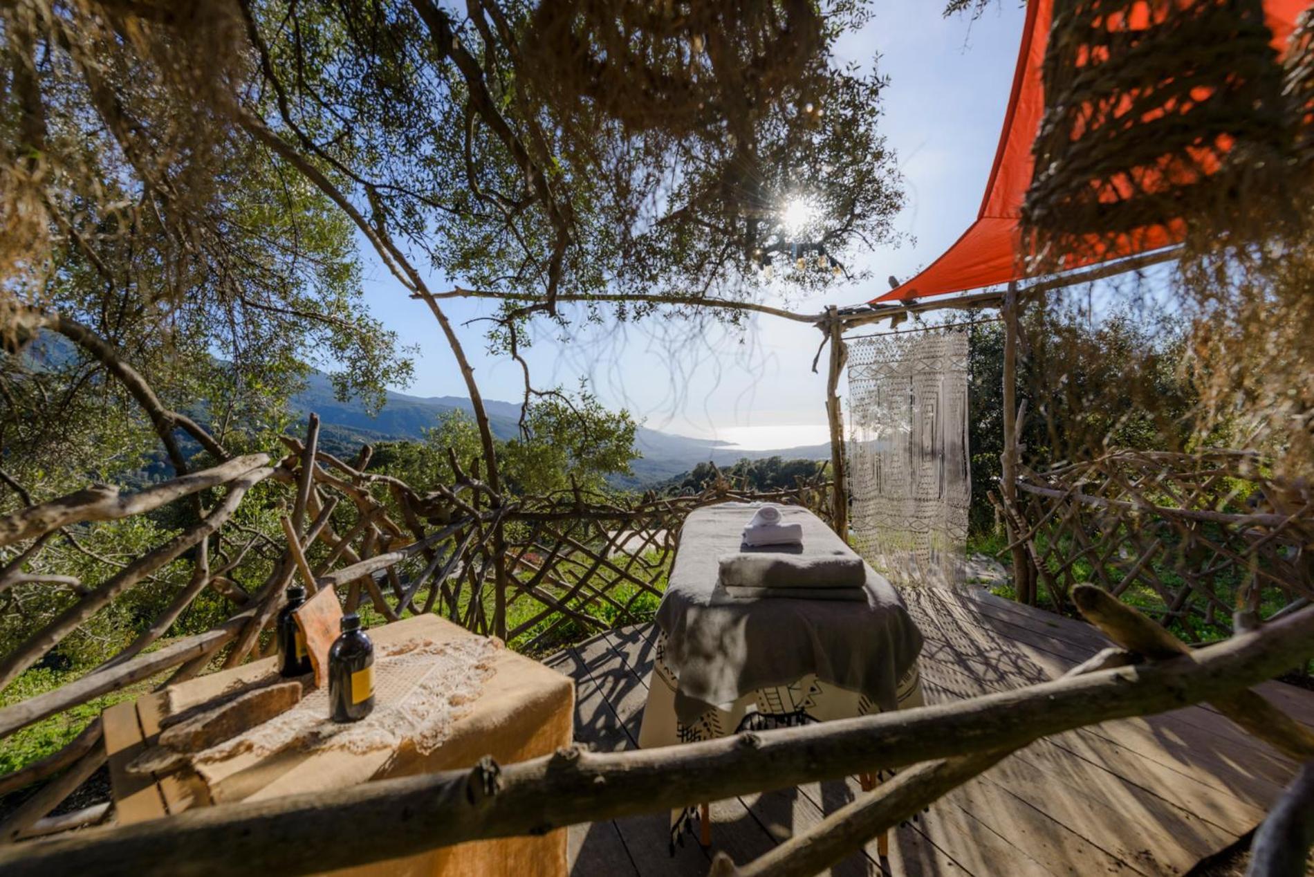 Terre De Maquis, Maison D'Hotes Vue Mer Corse Sari-D'orcino 外观 照片