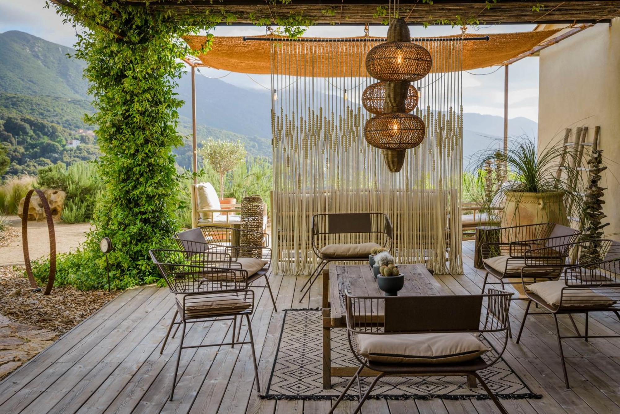 Terre De Maquis, Maison D'Hotes Vue Mer Corse Sari-D'orcino 外观 照片