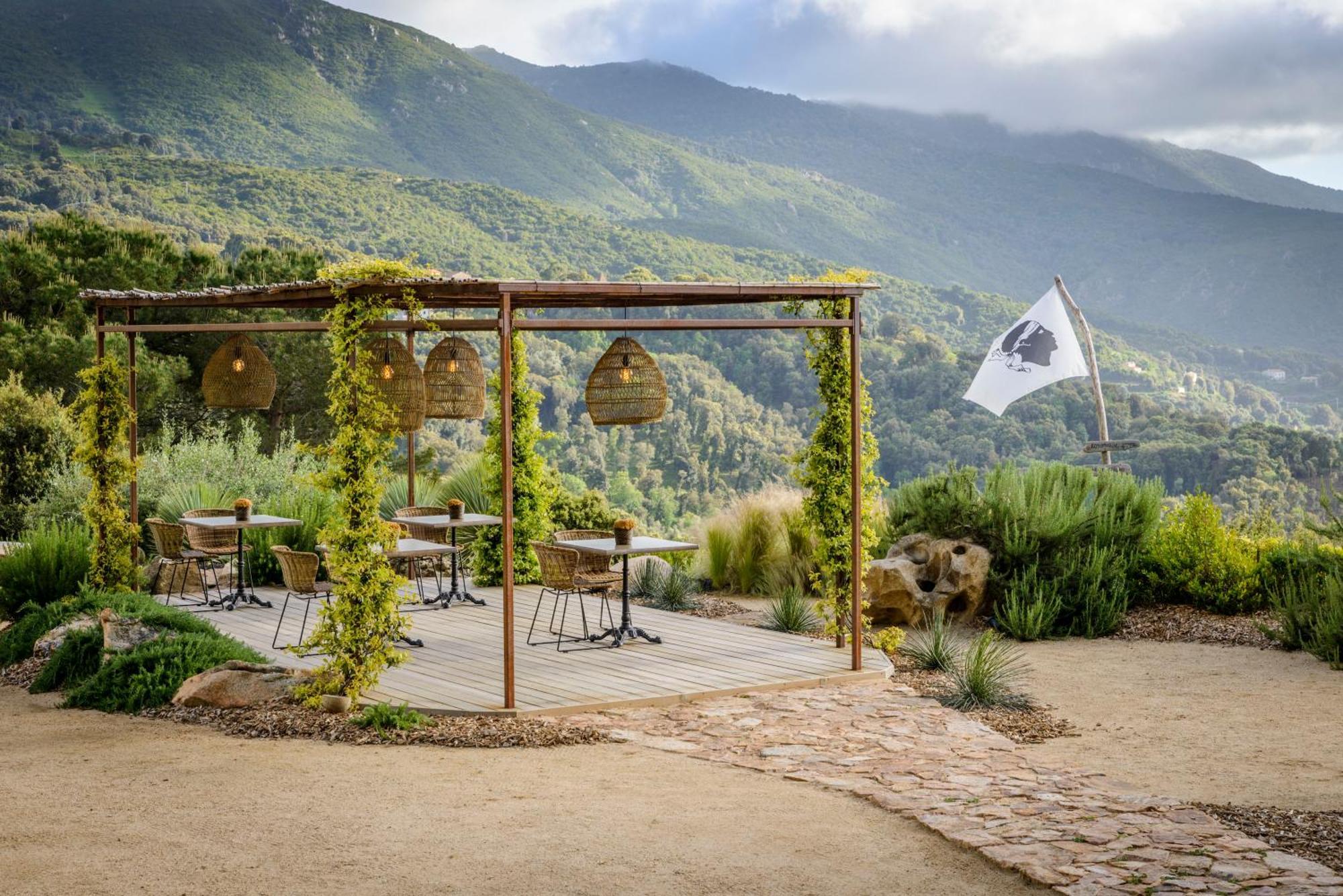 Terre De Maquis, Maison D'Hotes Vue Mer Corse Sari-D'orcino 外观 照片