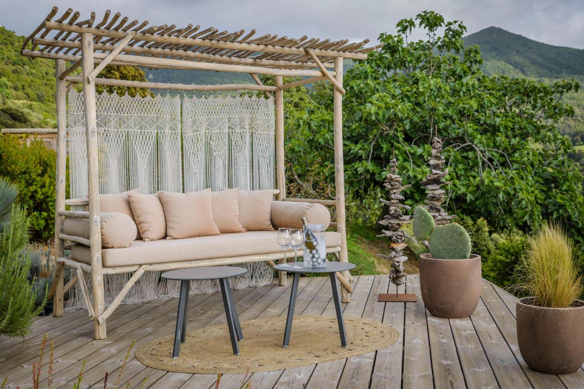 Terre De Maquis, Maison D'Hotes Vue Mer Corse Sari-D'orcino 外观 照片