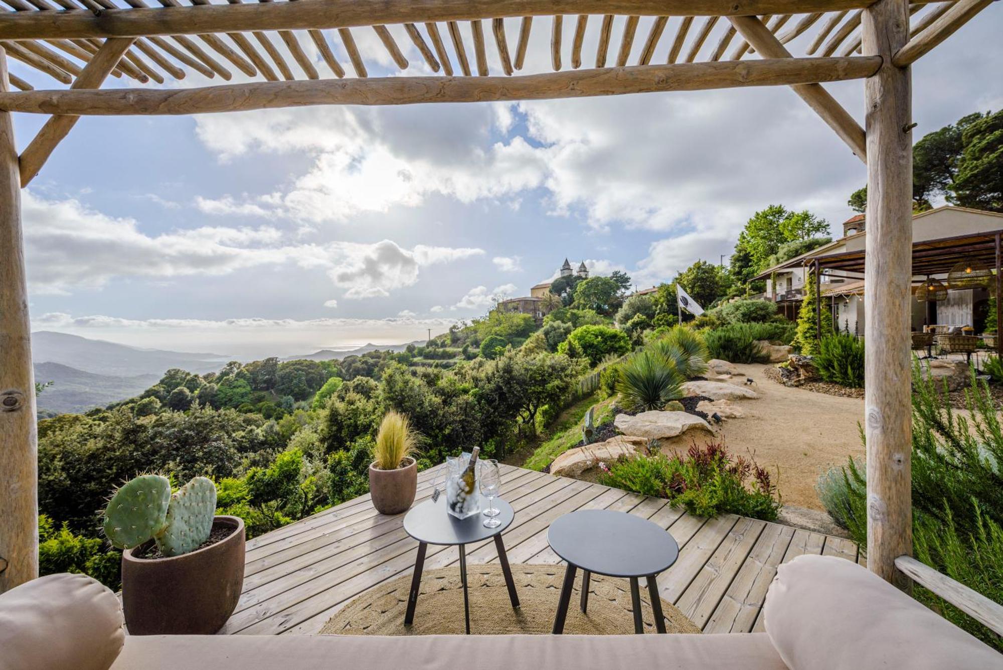 Terre De Maquis, Maison D'Hotes Vue Mer Corse Sari-D'orcino 外观 照片