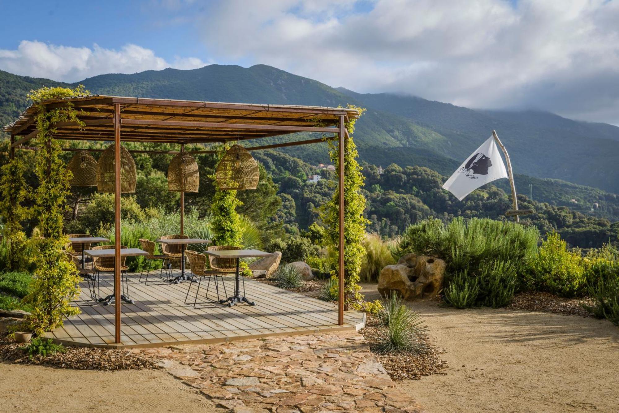 Terre De Maquis, Maison D'Hotes Vue Mer Corse Sari-D'orcino 外观 照片