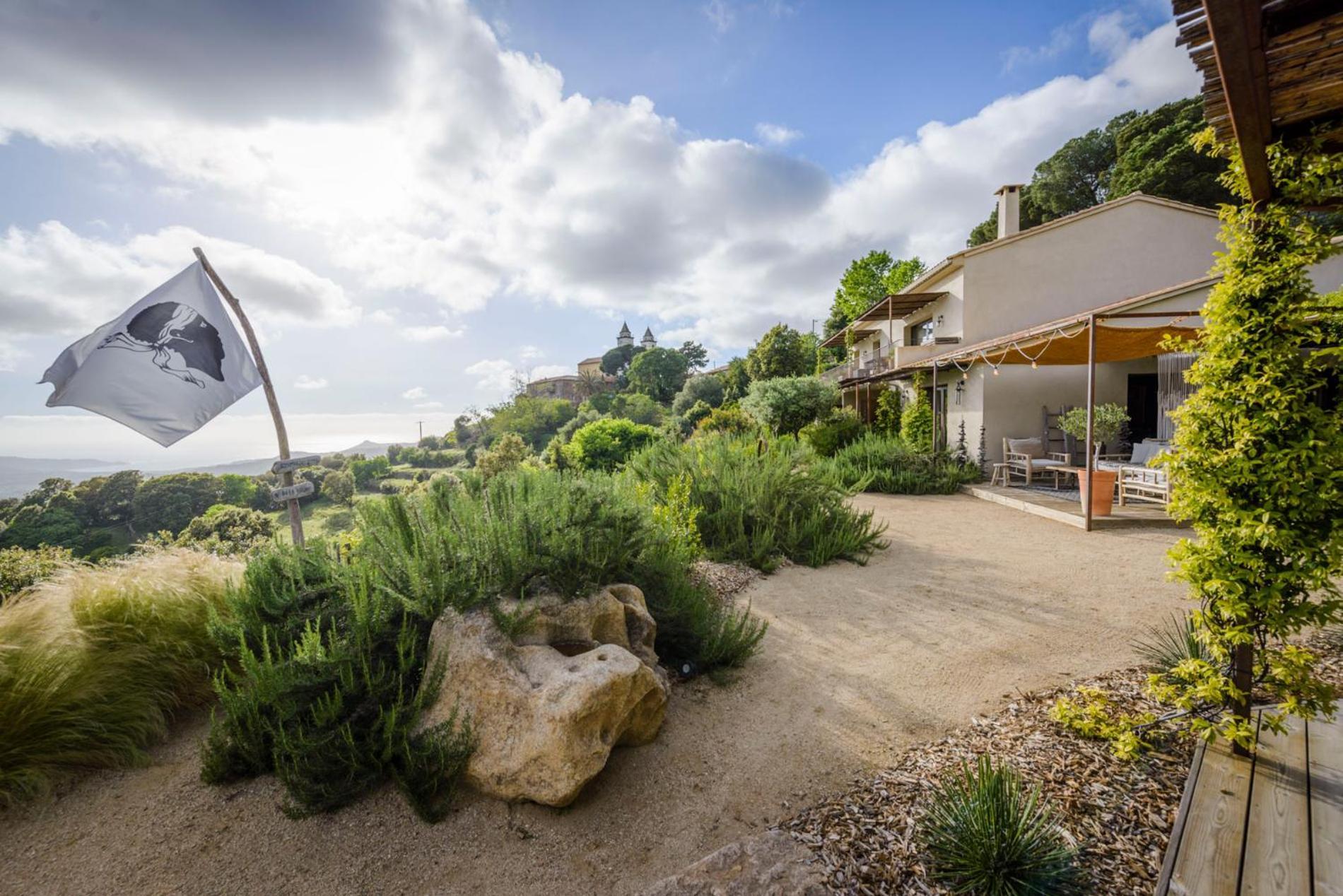 Terre De Maquis, Maison D'Hotes Vue Mer Corse Sari-D'orcino 外观 照片